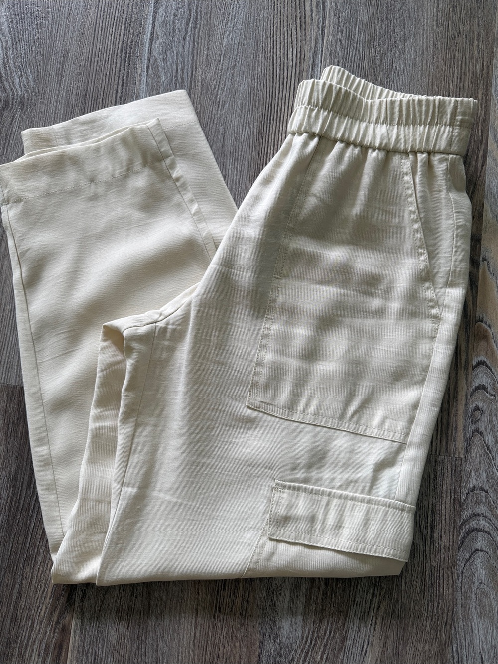 a new day Cream Elastic Waist Pants